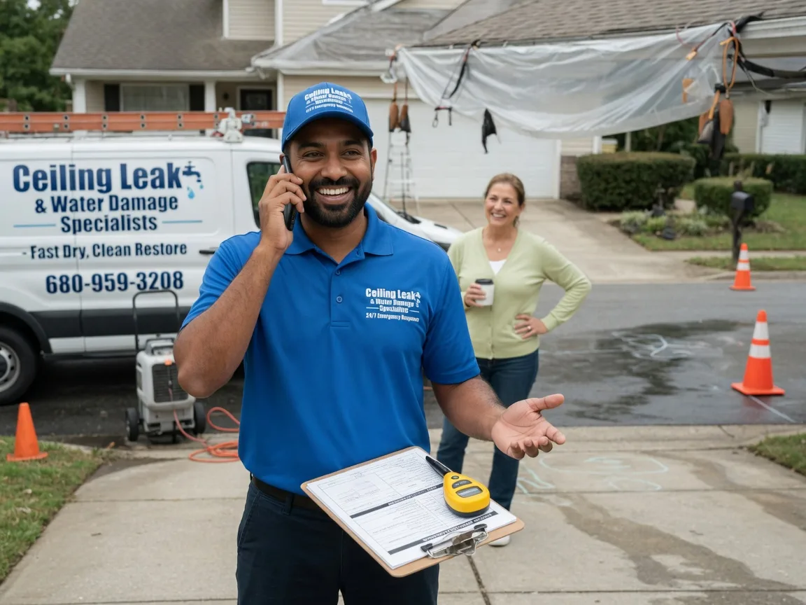 Ceiling Leak Cleanup Park Ridge, NJ FAQs